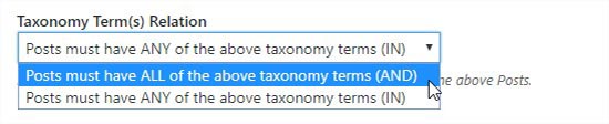 Taxonomy term relation