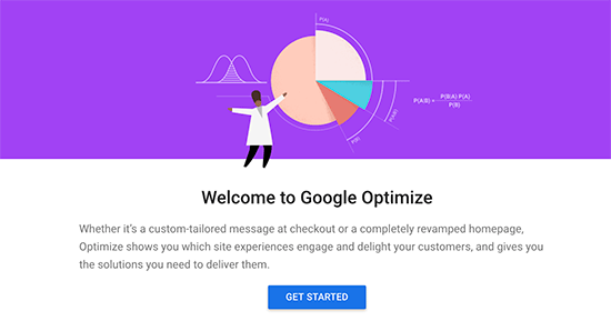 Get started with Google Optimize