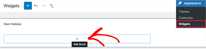 Add new block for widget