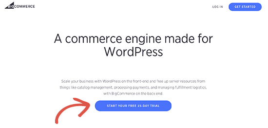 Sign up for BigCommerce