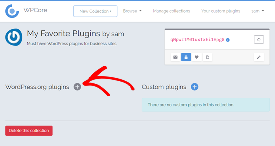 Add Plugins on Your Plugin Collection on WPCore