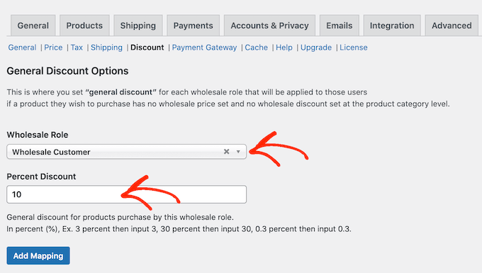 Adding a global percentage discount to a WooCommerce wholesale program