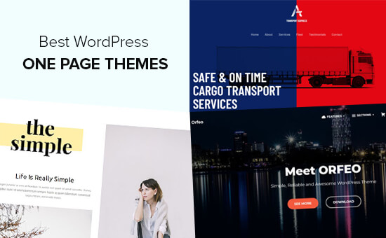 Los mejores temas de WordPress en una página