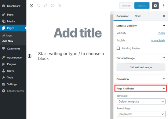 how to change page width in wordpress