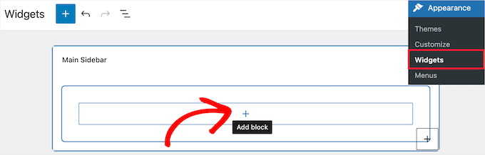 new widget block