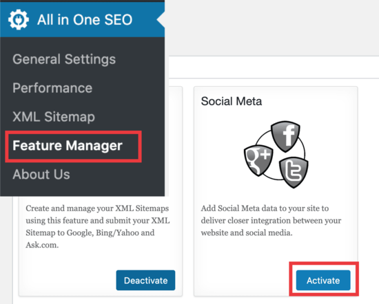 Responsabile delle meta-funzioni social All In One SEO