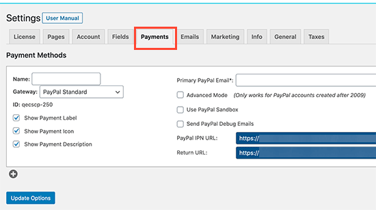 MemberPress payments