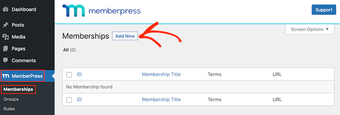 WebHostingExhibit memberpress-add-memberships How to Add Automatic Drip Content in Your WordPress Site  