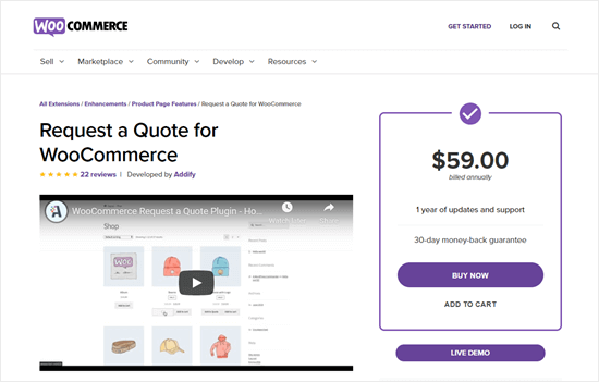 Request a Quote for WooCommerce