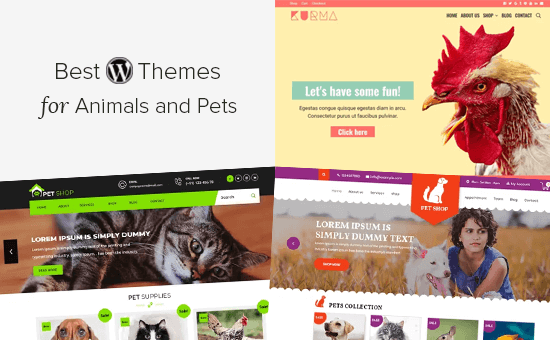 Best WordPress themes for animals and pets