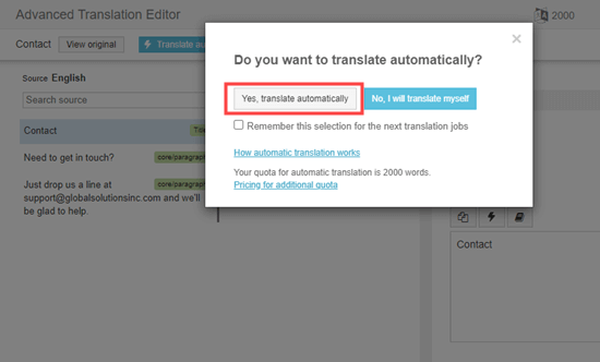 Fare clic per tradurre automaticamente il contenuto
