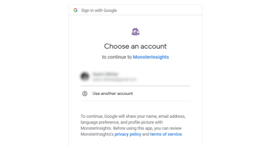 Select Google Account 2