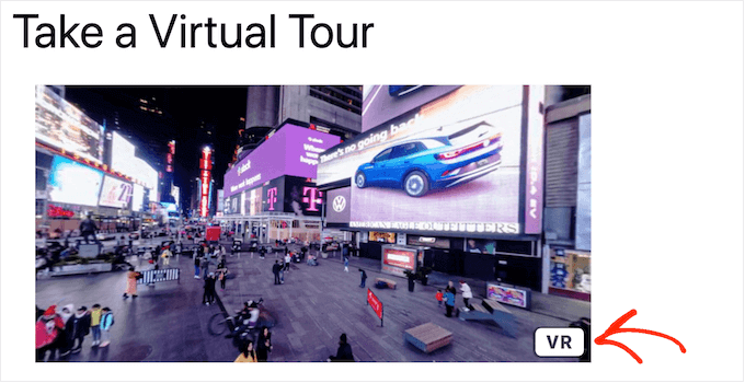 افزودن یک تصویر واقعیت مجازی (VR) به وردپرس