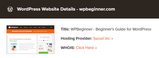 Wpbeginner Sucuri Theme Detector