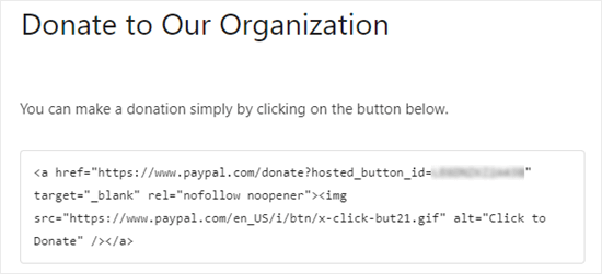 HTML 块中的 PayPal 按钮 HTML 代码