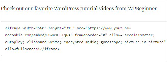 iframe html code wordpresscom