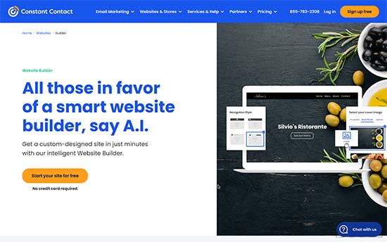 Constant Contact Website Builder
