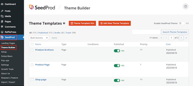 Developing a customized item page utilizing SeedProd