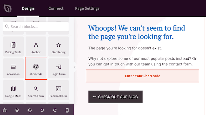 How to add shortcode to your website's 404 page