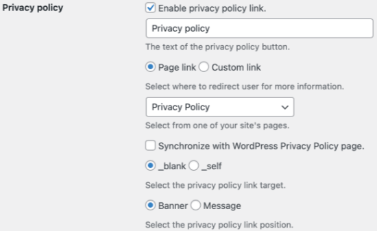 Cookie Notice Privacy Policy