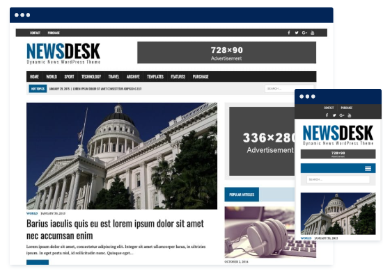 MH Newsdesk theme