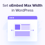 How to Set oEmbed Max Width in WordPress