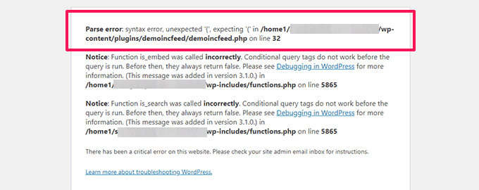 WebHostingExhibit debug-critical-error How to Fix The Critical Error in WordPress (Step by Step)  