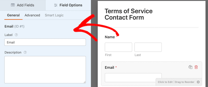 Customize individual form fields