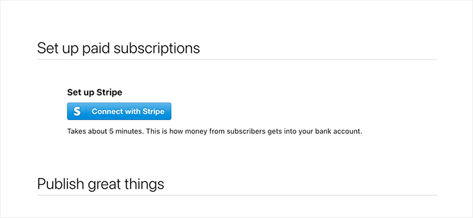 Turn on paid subscriptions in Substack