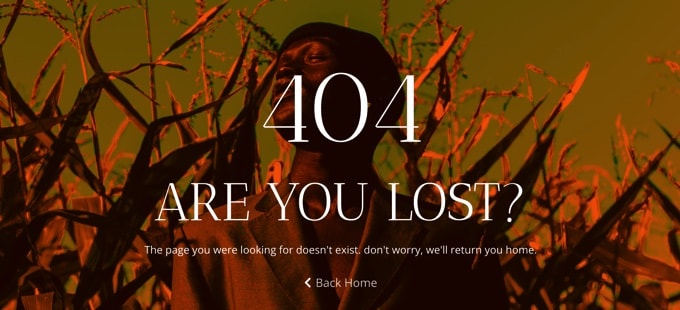 Шаблон страницы 404