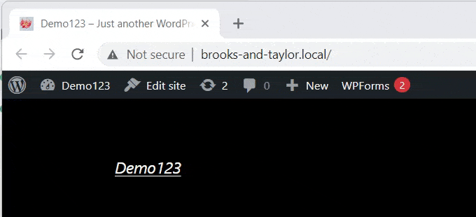 Favicon as web browser notification