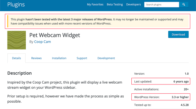 Memeriksa Apakah Plugin WordPress Sudah Kedaluwarsa