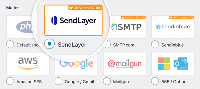 اتصال SendLayer برای وردپرس