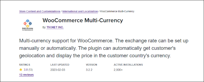 Multi-Currency WooCommerce