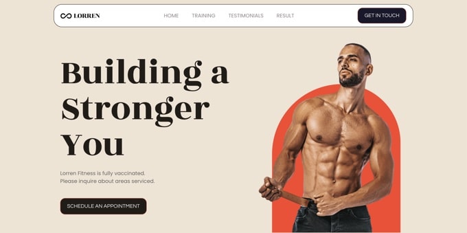 Personal Trainer Theme Kit for SeedProd